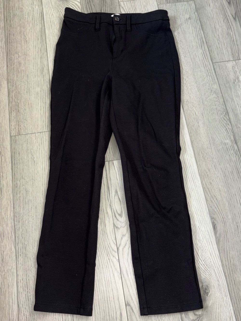 LC Lauren Conrad Black Straight-Leg Women's Pants